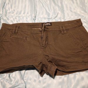 Express Army Green Shorts - Size 4